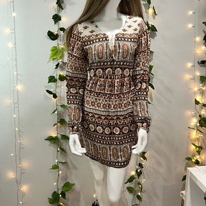 Paisley boho dress